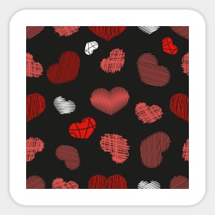 Valentines Day Pattern Sticker